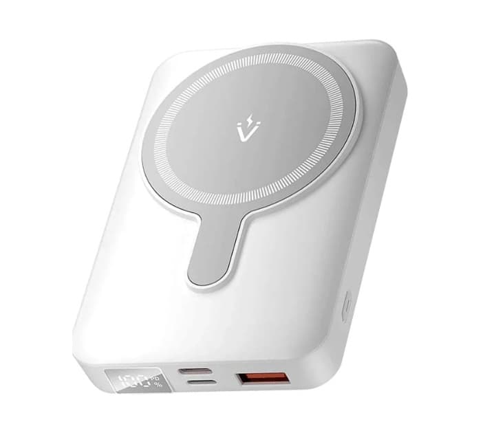 Powerbank павербанк УМБ Vention 10000mAh Magnetic Wireless 22.5W LED Display Type White (FHTW0)