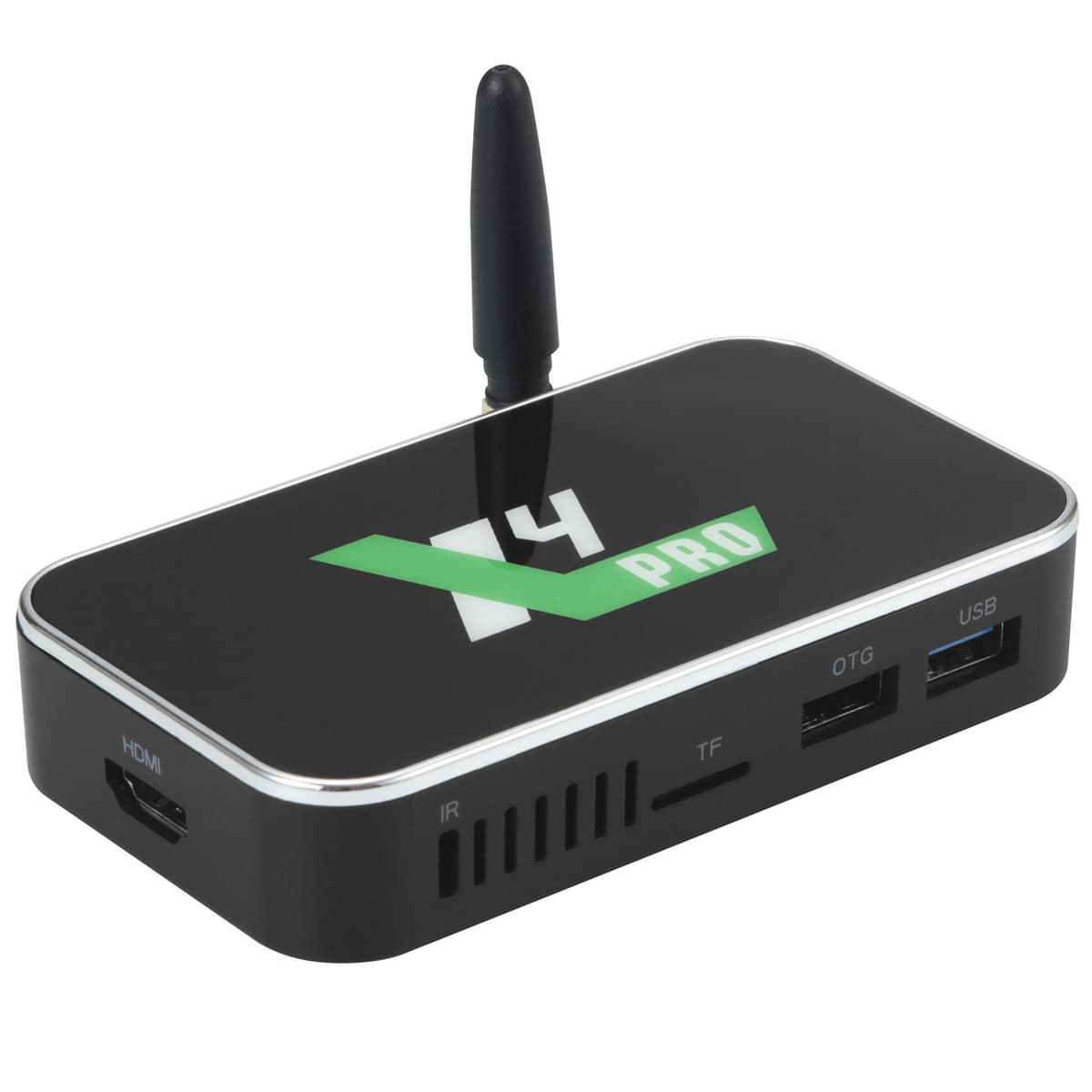 TV Медіаплеєр смарт приставка Ugoos X4 PRO 4 32Gb Amlogic S905X4 Android 11 WiFi BT Miracast AV IR RC Black (X4 PRO)