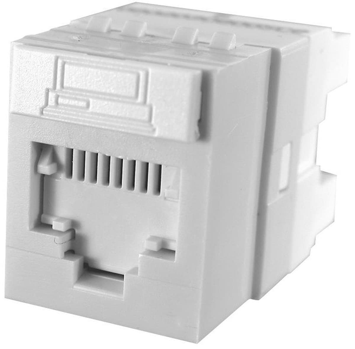 Сетевой модуль Molex PN KSJ-00018-02 Data Gate+ 1xRJ45 WE8W UTP 568A/B PowerCat 6 White