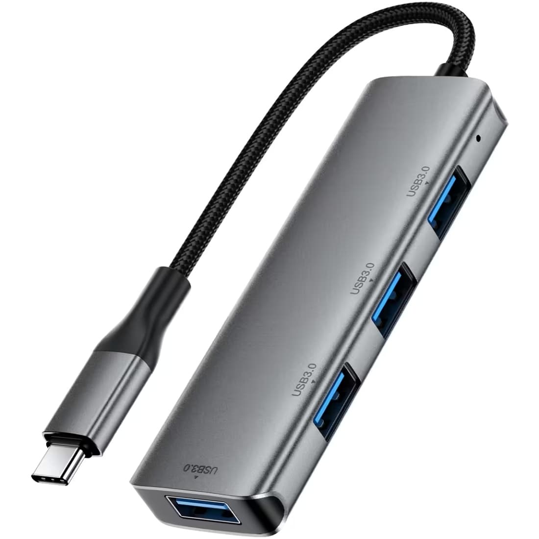 USB-хаб Acefast J15 USB 3.0 to 4xUSB 3.0 1м Black