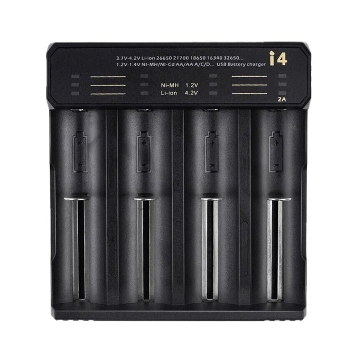 Зарядний пристрій для акумуляторів ESSAGER Battery Charger with LED Indicator LED Black (ECDQ-I401)