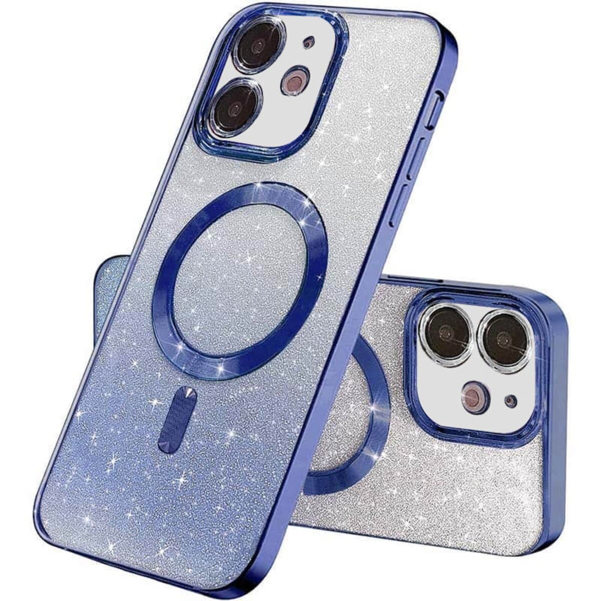 Защитный чехол-накладка Cosmic CD Shiny Magnetic для Apple iPhone 12 Deep Blue (CDSHIiP12DeepBlue)