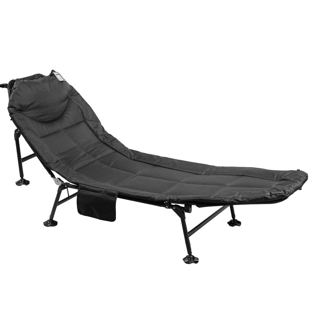 Похідне ліжко розкладачка Ranger Comfort Lux 6 legs до 150кг Black (RA5526)
