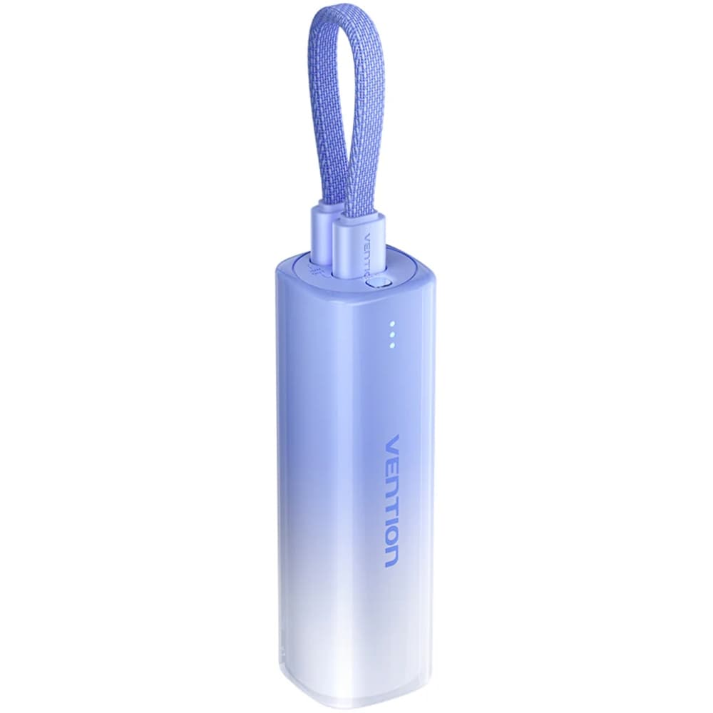 Powerbank павербанк УМБ Vention 5000mAh 20W PD Type-C In/Out Lightning In/Out Gradient Blue (FHWL0)