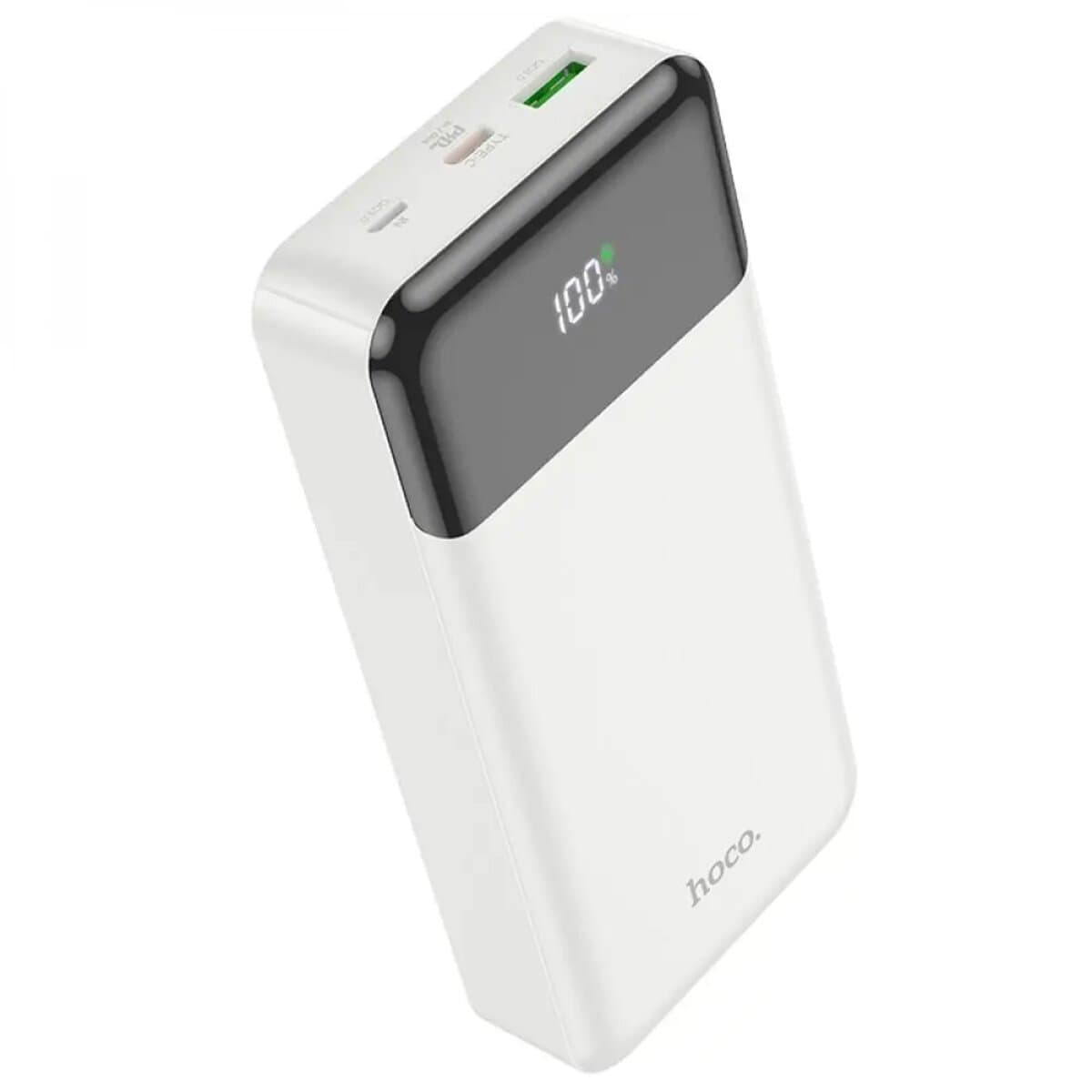 Powerbank павербанк УМБ HOCO J102A Cool figure PD20W+QC3.0 20000mAh Li-pol White