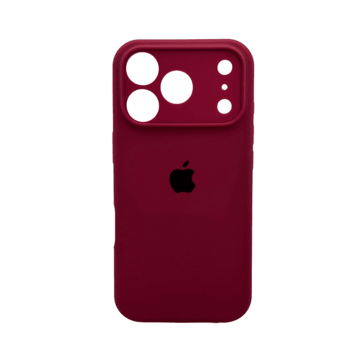 Захисний чохол-накладка Silicone Full Case AA Camera Protect для Apple iPhone 17 Pro Plum (FullAAi17P-47)