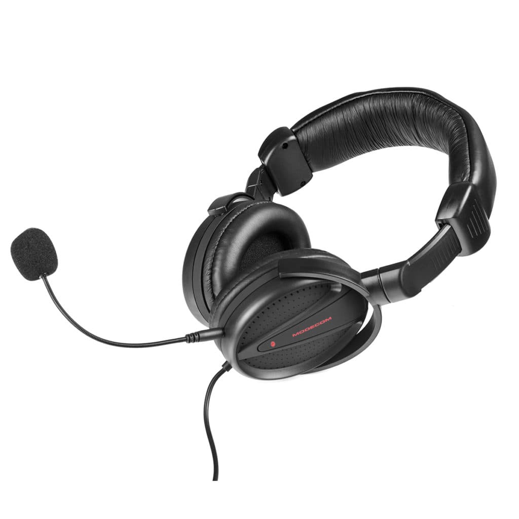 Провідні ігрові навушники гарнітура Modecom MC-828 Striker Gaming 2 x jack 3.5 Black