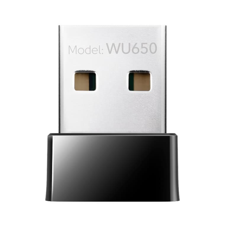 Wi-Fi адаптер Cudy WU650 AC650 Wi-Fi Mini USB Adapter 2.4 ГГц/5 ГГц Black (WU650)