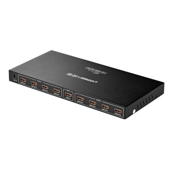 Сплітер HDMI UGREEN 40203 1.4 UHD 4K/30Hz 3D HDCP 1080P 3840х2160 1х8 Метал Black
