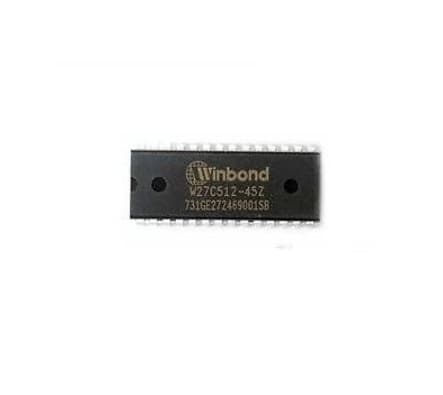 Чип EEPROM память W27C512-45Z 27C512 DIP28 (286305)