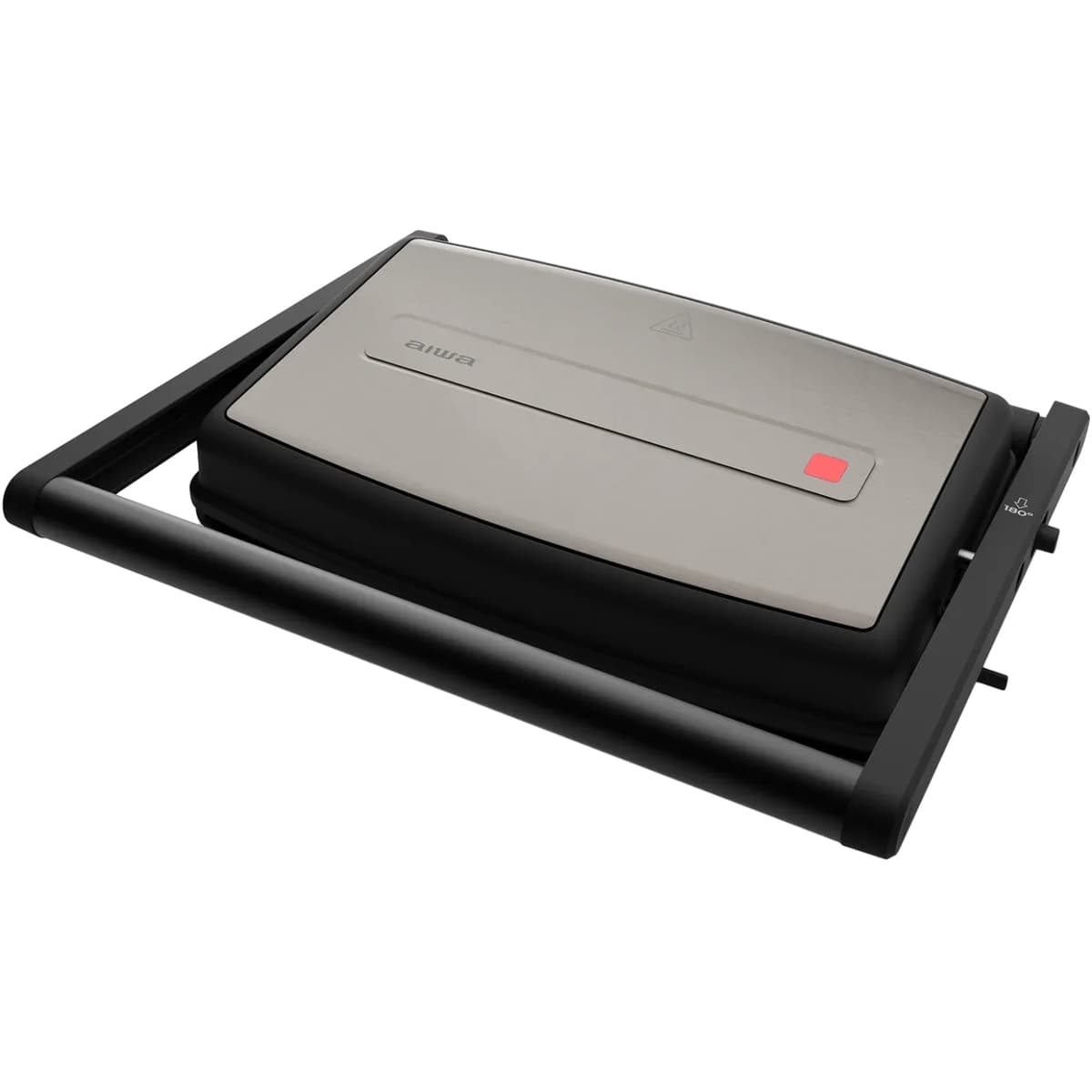 Електрогриль AIWA KAMADO ASM-1500 1500W 27х18см відкриття на 180º знімний піддон Black-Grey (ASM1500)