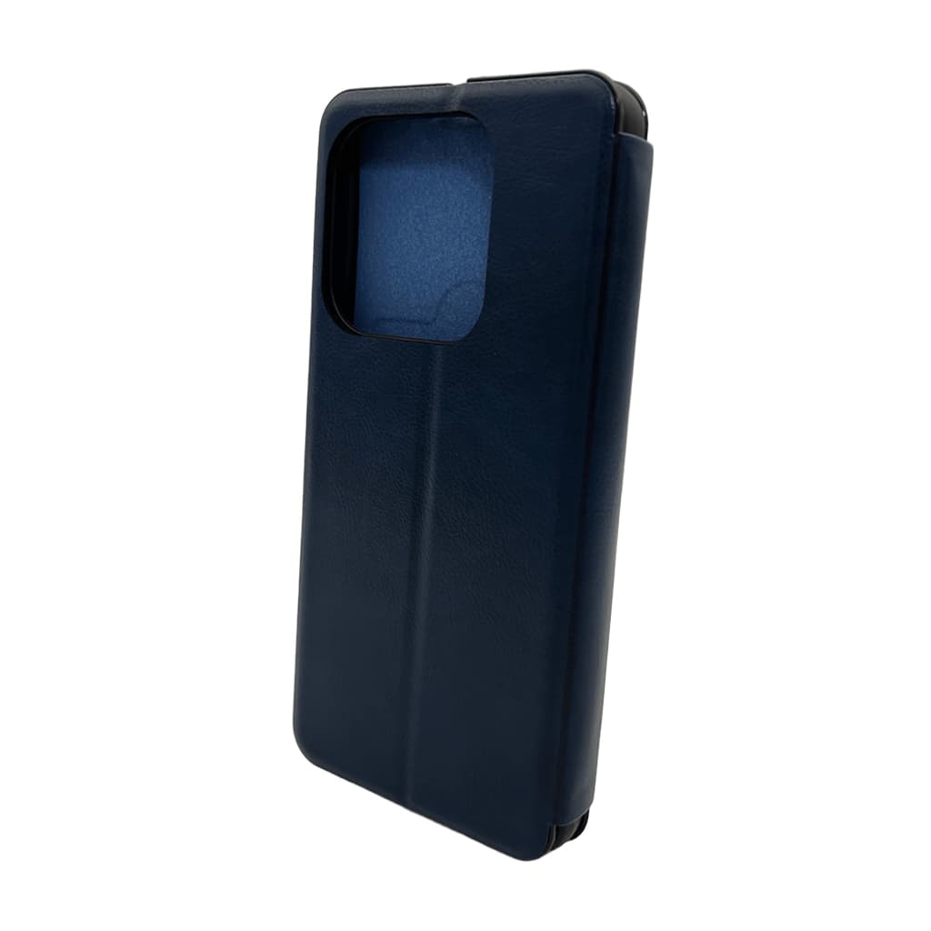 Захисний чохол-книжка Leather Premium для Xiaomi Redmi 15C (Europe version) Blue (LPRRm15CBlue)