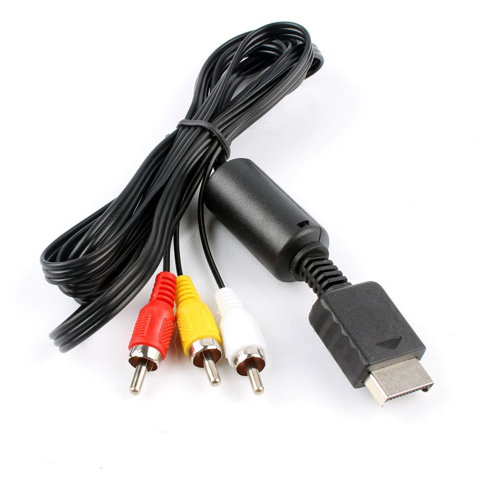 Композитный кабель RCA AV для Sony PS PS2 видео 1.5м Black (286775)