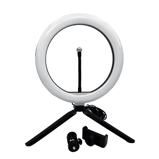 Кольцевая лампа NNHQ-10 RGB 26см USB Black (NNHQ10)