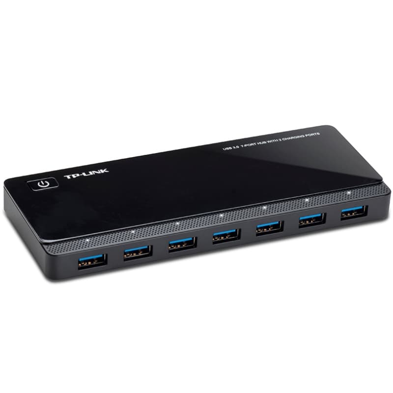 Концентратор хаб TP-Link UH720 USB-A to 7xUSB3.0/2xUSB3.0 QC Black (UH720)