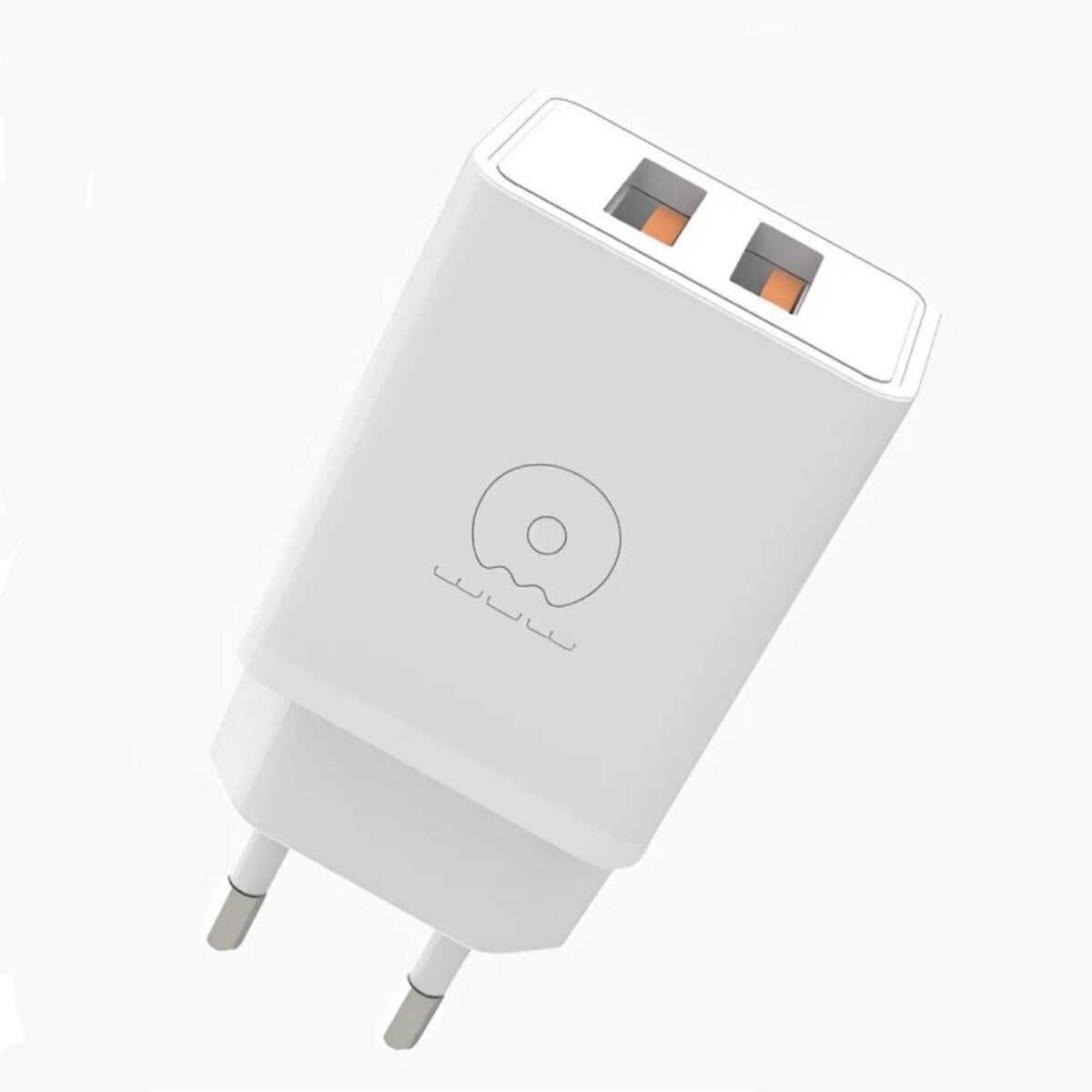 Зарядное устройство WUW-C155 2xUSB 3.1A White (WUW-C155)