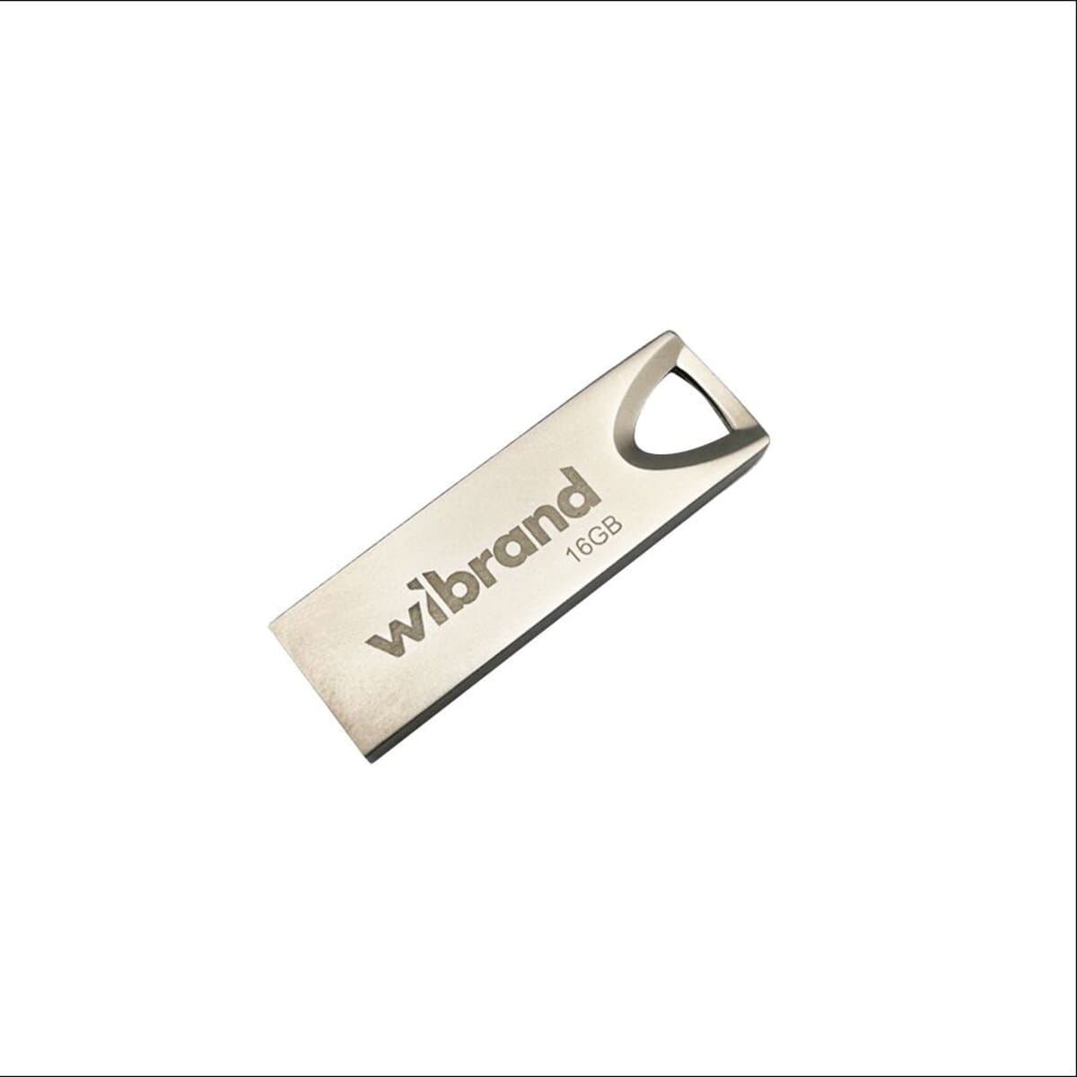 Флеш память флешка Wibrand Taipan 16Gb USB 2.0 Silver (WI2.0/TA16U2S)