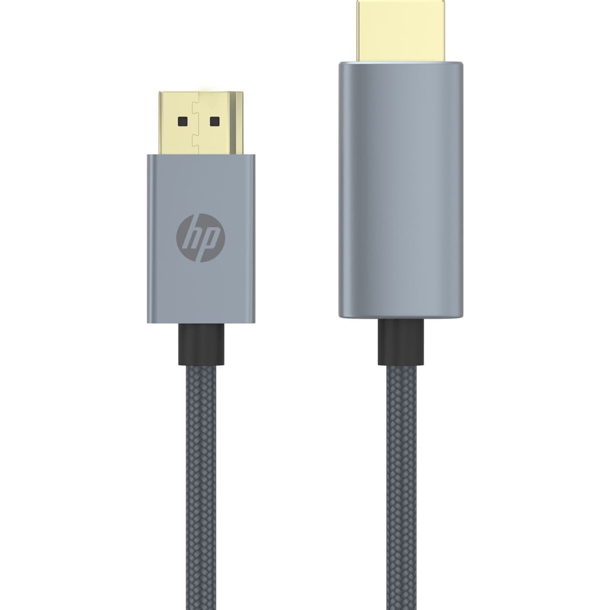 Кабель HP DisplayPort M - HDMI M 2aм 4K 4090×2160 Grey-Black (DHC-DP03-02M)
