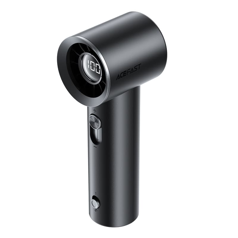 Портативний вентилятор ACEFAST YF1 1800 mAh LED-дисплей mini handheld fan 1800mAh Black