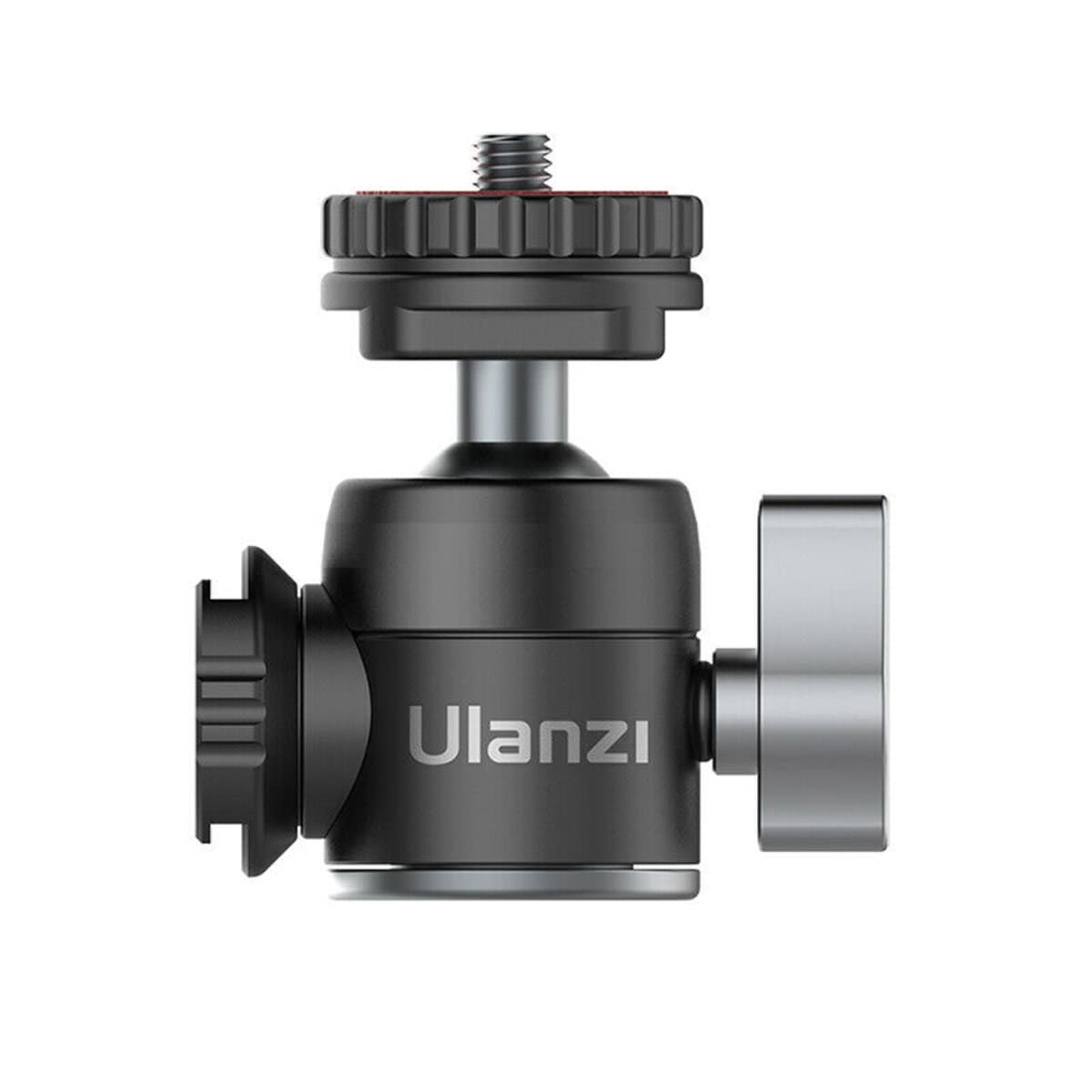 Кульова головка адаптер Ulanzi Vijim U60 Dual Cold Shoe Ballhead 1/4 Black (2046)