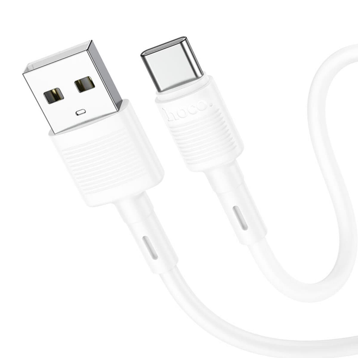Кабель HOCO X83 USB toType-C 3A 1m PVC connectors White