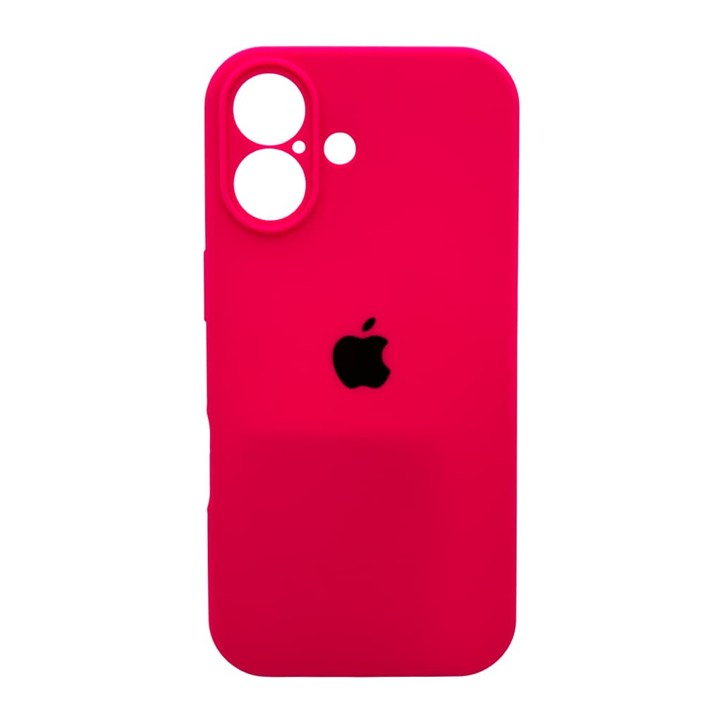 Защитный чехол-накладка Silicone Full Case AA Camera Protect для Apple iPhone 17 Shiny Pink (FullAAi17-23)