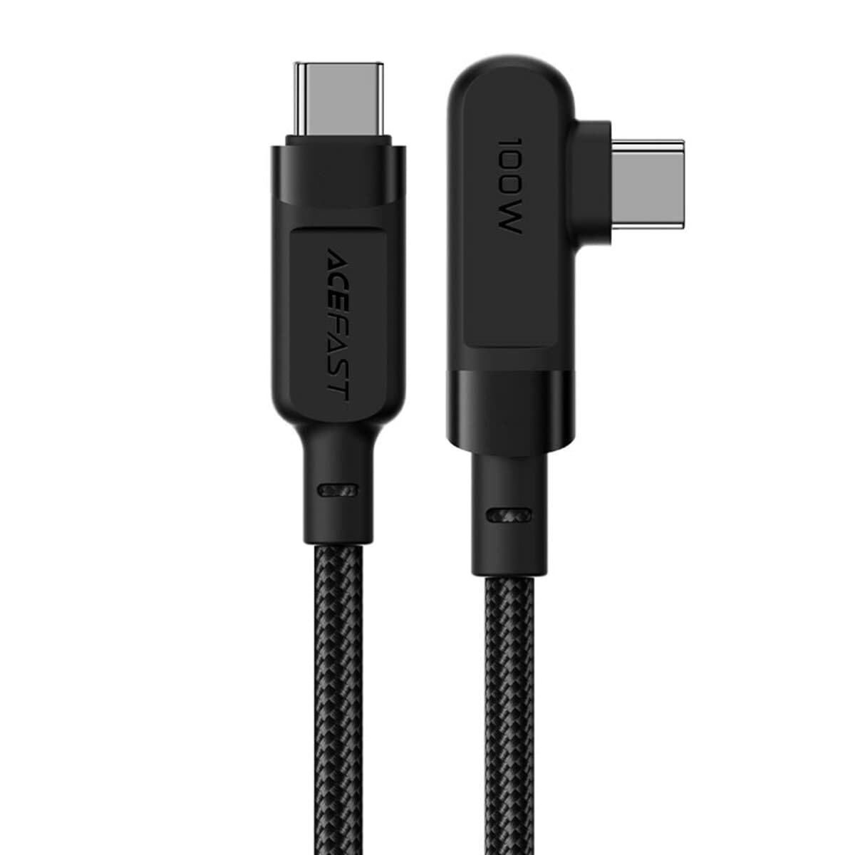Кабель ACEFAST C5-03 Type-C to Type-C 5A 100W 2m nylon zinc connectors Black (AFC5-03B)