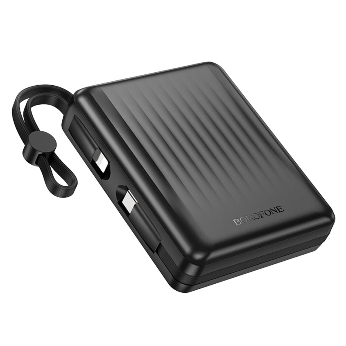 Powerbank павербанк УМБ BOROFONE BJ70A Vigorous 22.5W+PD20W fully compatible with cable 15000mAh Black
