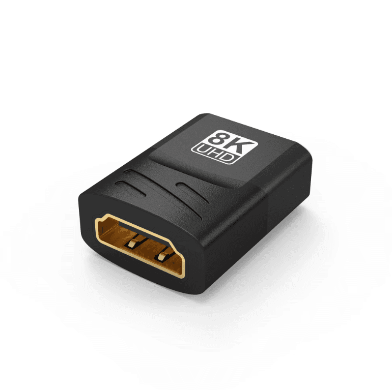 Перехідник для подовження кабелю HDMI F to HDMI F 8K 8K60hz 4K@120/144hz HDMI2.1 Black (500561)