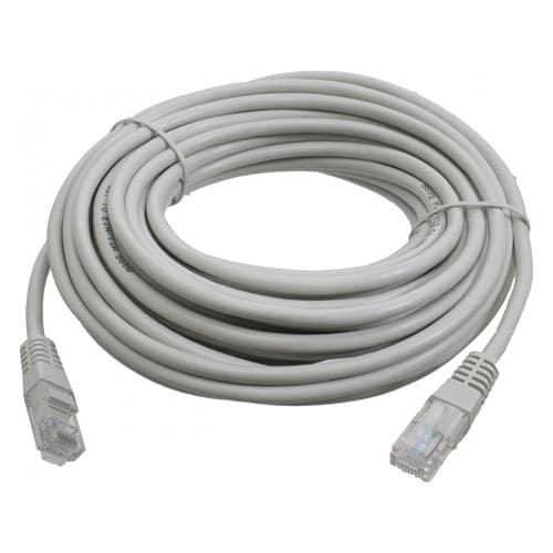 Патч-корд RJ45 сетевой кабель UTP CAT5e 8P8C LAN 9м White (439259)