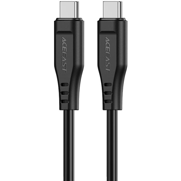 Кабель Acefast C3-03 USB 2.0 Type-C to Type-C 1.2 м 3A TPE Black