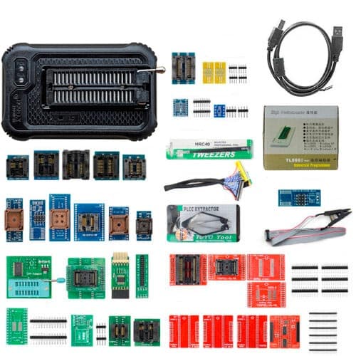 USB програматор Xgecu T48 TL866 3G та адаптери 37в1 Black (676986)