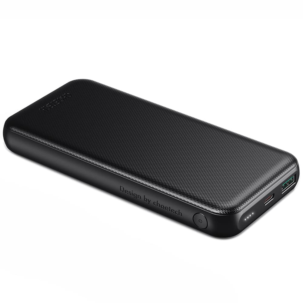 Powerbank повербанк УМБ Choetech B627 10000mAh 18W PD QC3.0 USB-C In/out USB-A Li-pol Black (B627-V3-CC-BK)