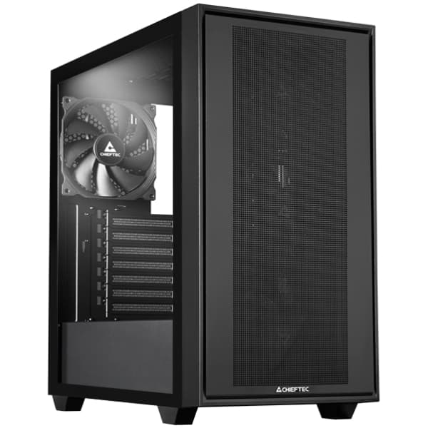 Корпус для комп'ютера Chieftec NIGHT HUNTER 3 GS-03B-BLK-OP 4x120mm PWM USB-C E-ATX без БЖ Black (GS-03B-BLK-OP)
