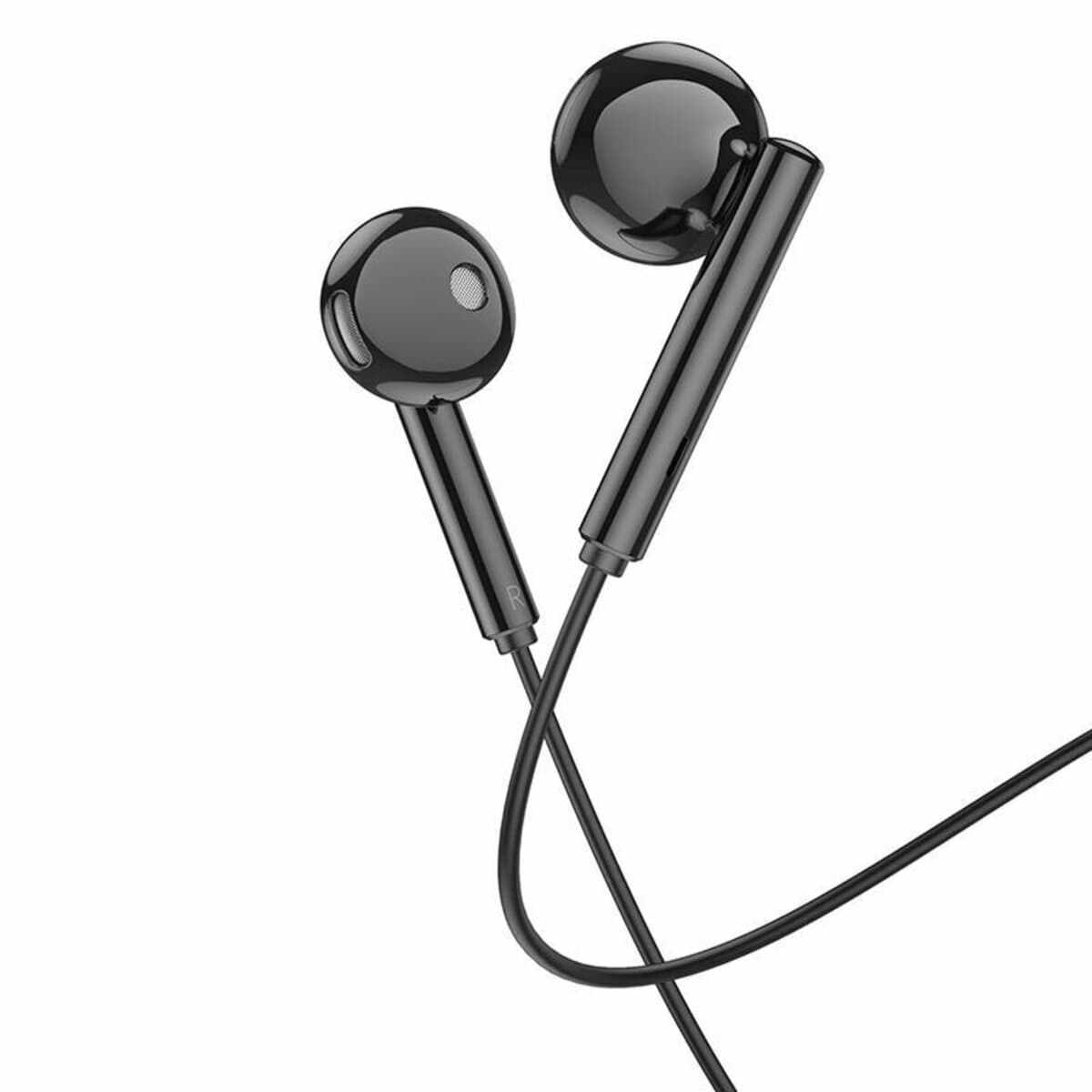 Дротові навушники BOROFONE BM82 Art цифрові музичні earphones with mic Type-C 1.2м Black (BM82CB)