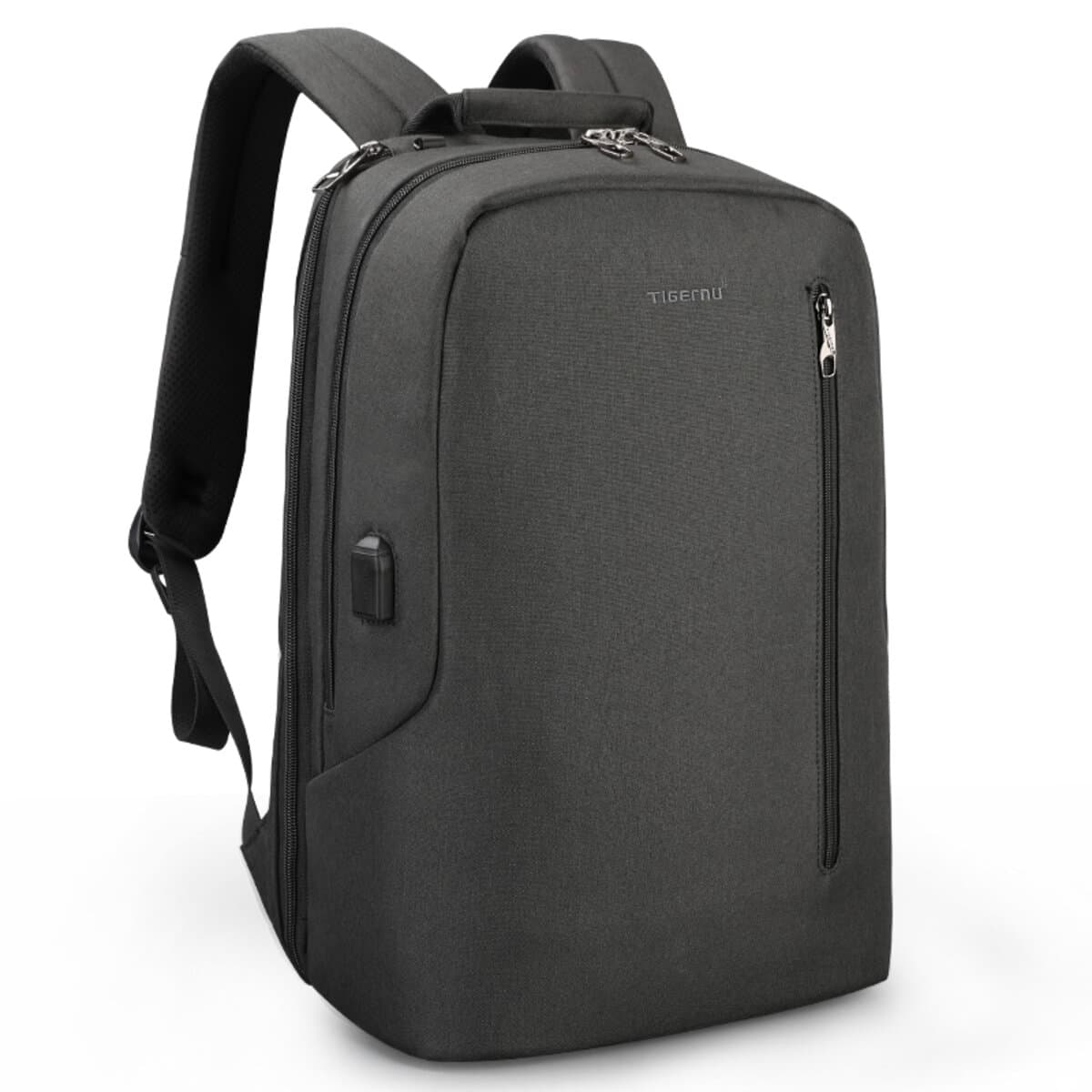 Міський рюкзак для ноутбука Tigernu T-B3621B 15.6'' 21л USB-порт Black (T-B3621BBlack)
