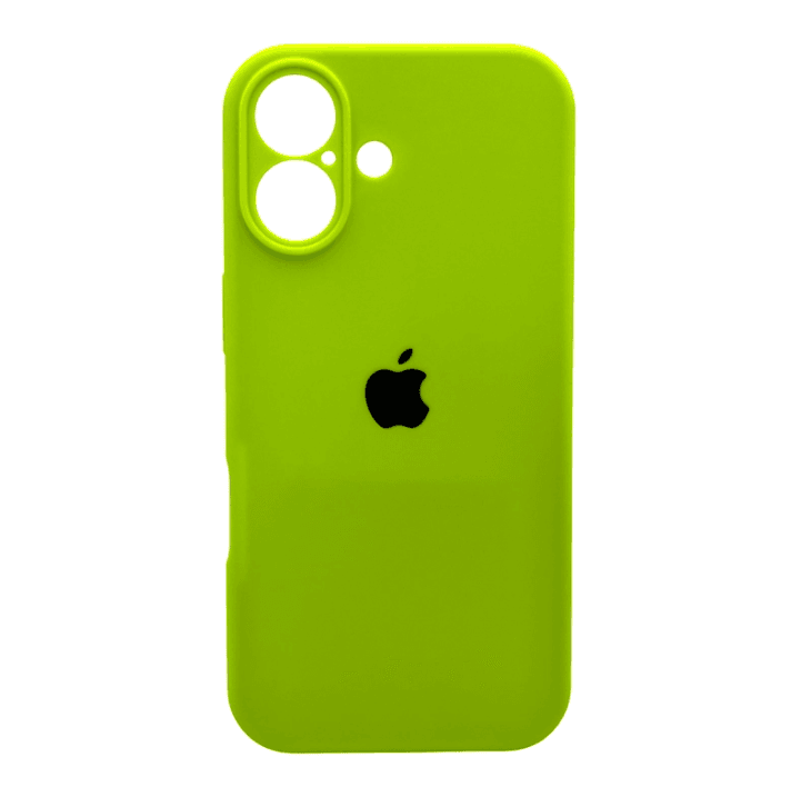 Захисний чохол-накладка Silicone Full Case AA Camera Protect для Apple iPhone 17 Shiny Green (FullAAi17-24)