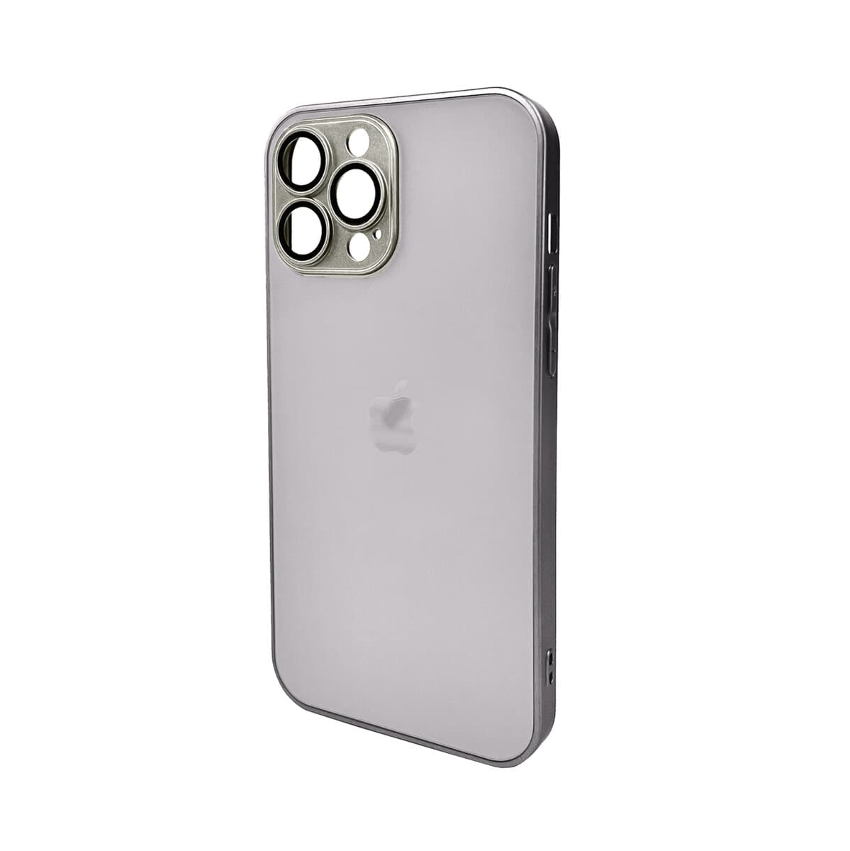 Захисний чохол-накладка AG Glass Matt Frame Color Logo для Apple iPhone 13 Pro Max Titanium Grey (AGMattFrameiP13PMGrey)