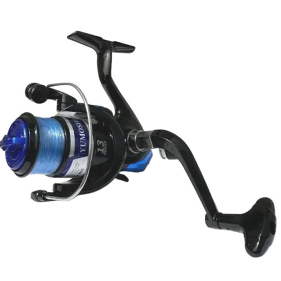 Рибальська безінерційна котушка з жилкою YUMOSHI MK2000 Blue (GL7014)