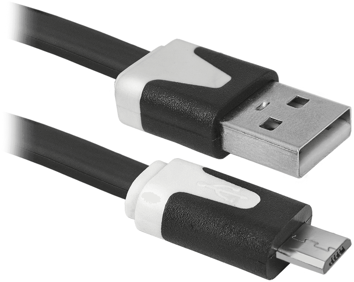 Кабель Defender USB08-03T USB AM-micro BM 1м Black (87475)