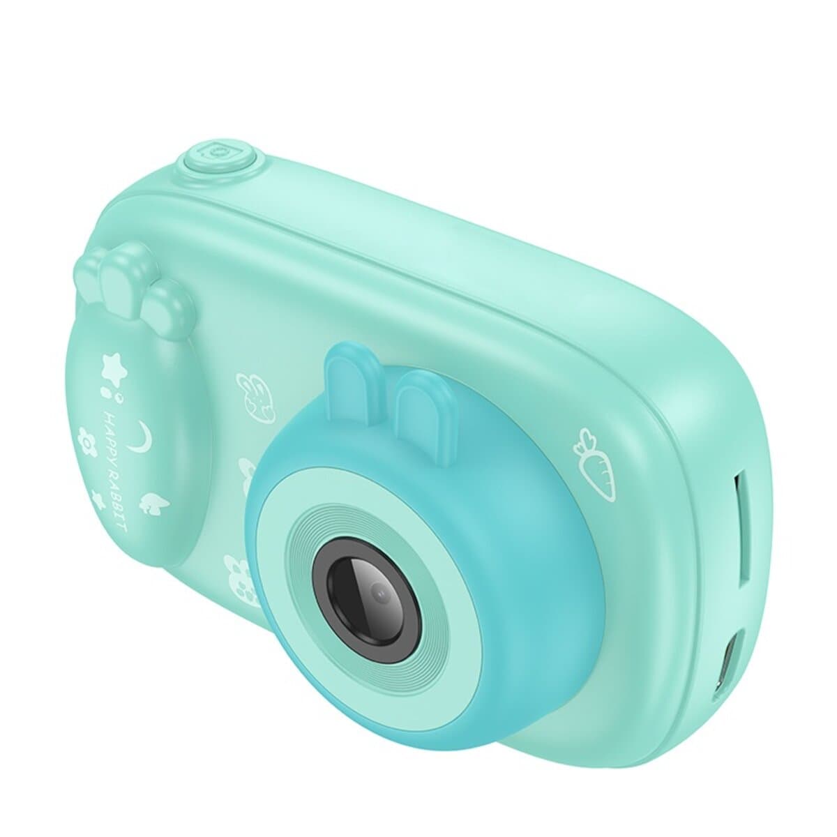Дитячий фотоапарат HOCO DV205 Dual-camera children camera 600mAh Blue