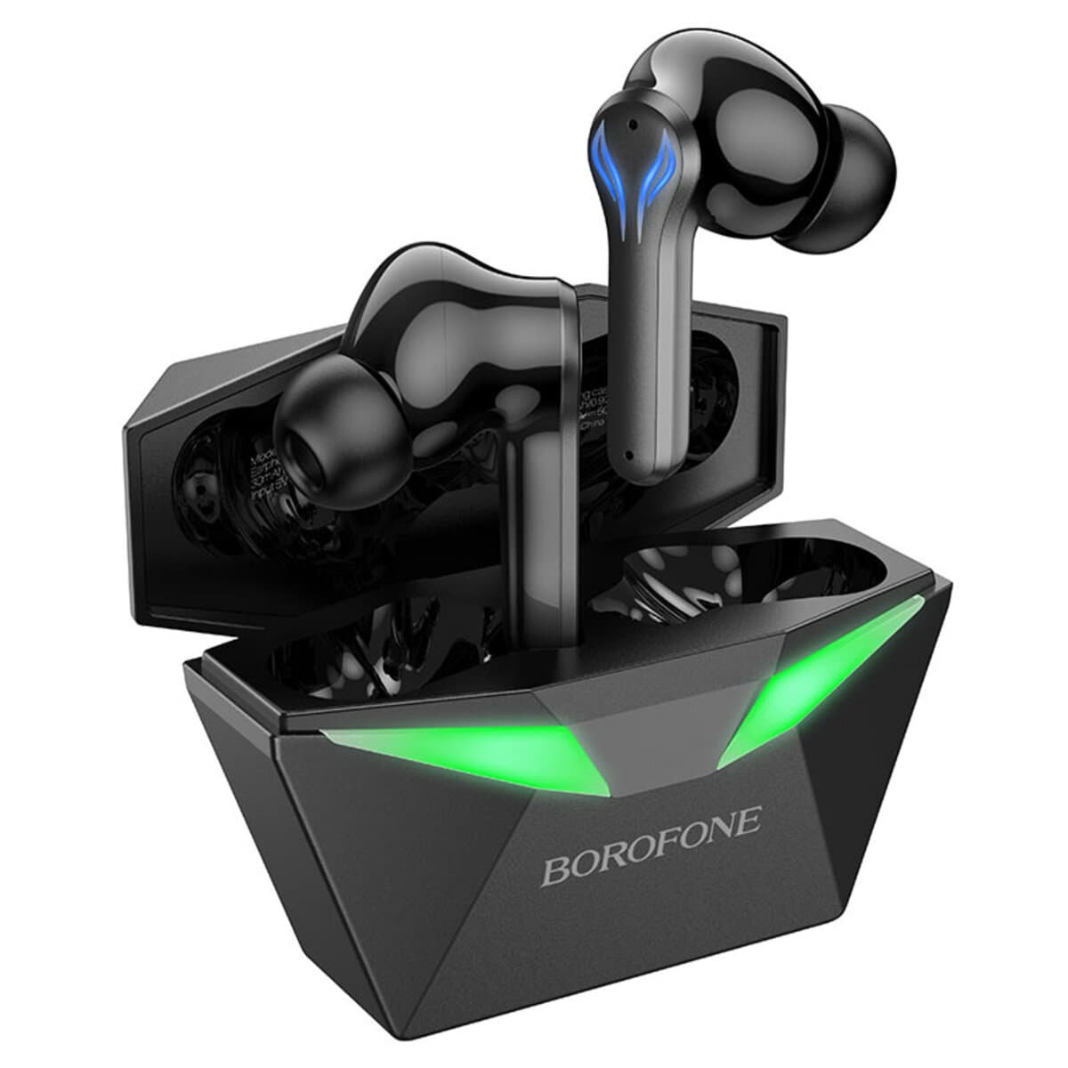 Бездротові ігрові навушники BOROFONE BW24 Magic Waves true wireless BT5.3 250mAh Чорні (BW24B)