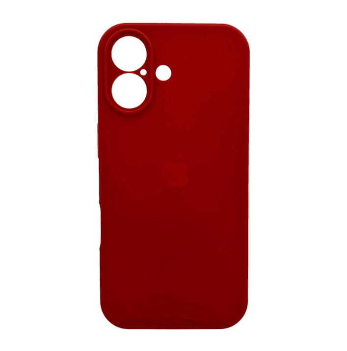 Захисний чохол-накладка Silicone Full Case AA Camera Protect для Apple iPhone 17 Red (FullAAi17-20)