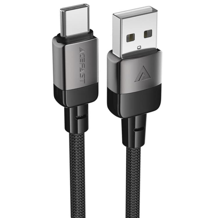 Кабель Acefast C9-04 USB 2.0 USB to Type-C 1.2 м 3A Black