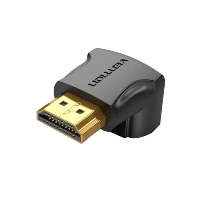 Кутовий перехідник адаптер Vention HDMI 270 Degree Male to Female Adapter Black (AINB0)