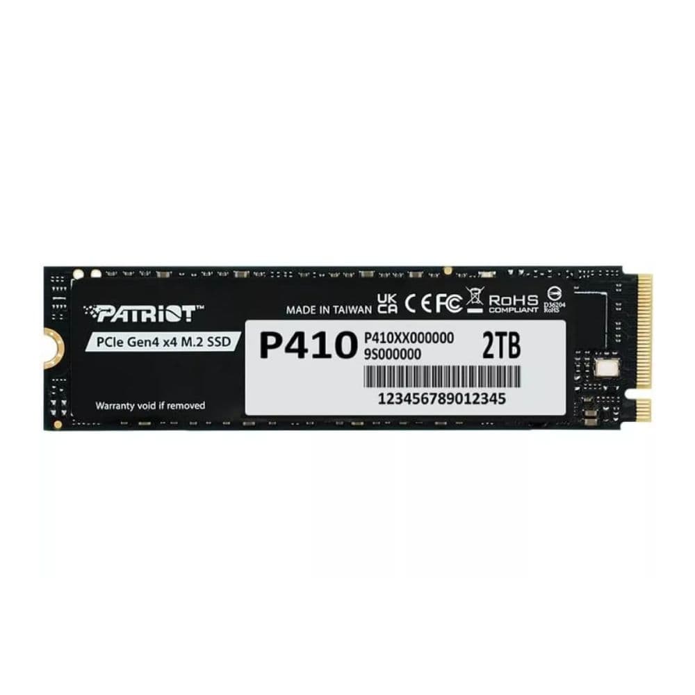 Твердотельный накопитель SSD M.2 Patriot P410 2TB NVMe 2280 PCIe Gen4 x4 5000/4500 TLC (P410P2TBM28H)