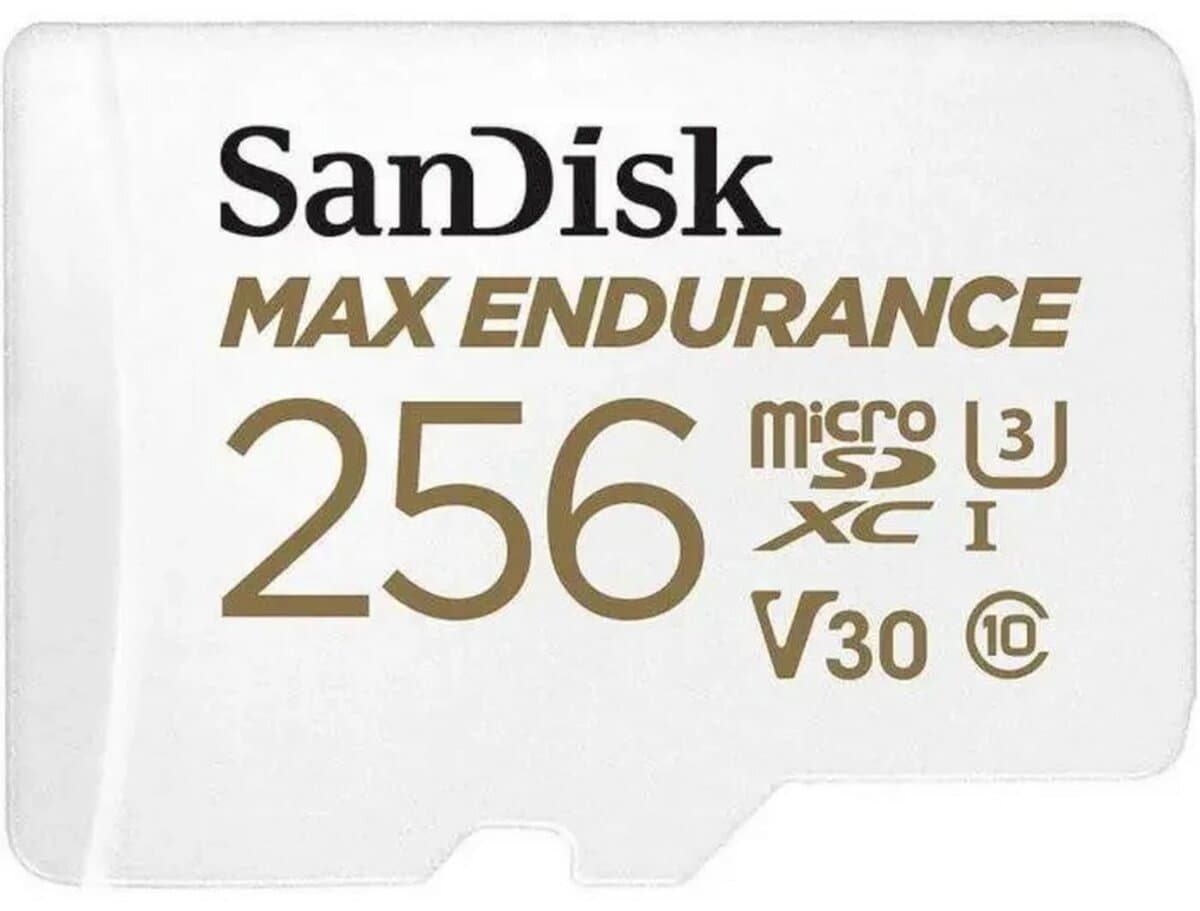 Карта пам'яті SanDisk MAX Endurance microSDXC UHS-1 U3 256Gb class 10 V30 100Mb/s adapterSD (SDSQQVR-256G-GN6IA)