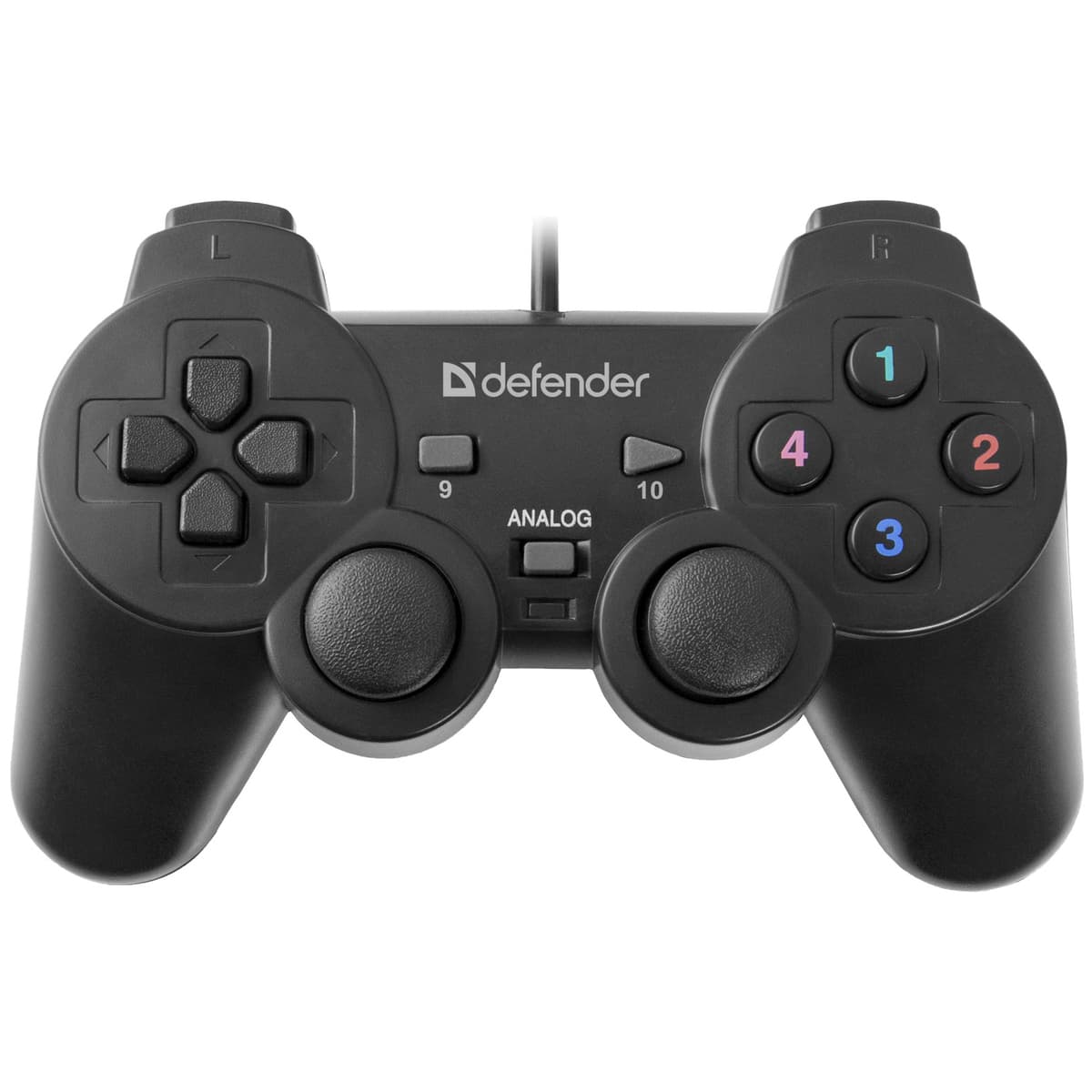Провідний геймпад джойстик Defender Omega USB 12кн Black (64247)