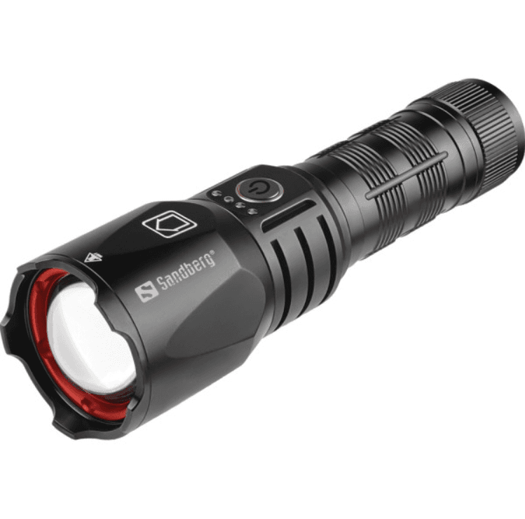 Ліхтарик-павербанк Sandberg Survivor Torch Powerbank 5000mAh XHP160LED USB-C 18W Black (420-89)
