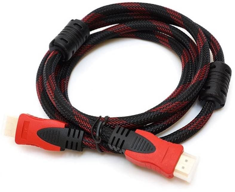 Кабель B00064 HDMI M-M 1.5 м V1.4 4K 60Hz обплетення Black-Red